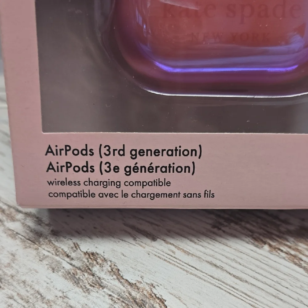 Kate Spade Iridescent Pink AirPods Case